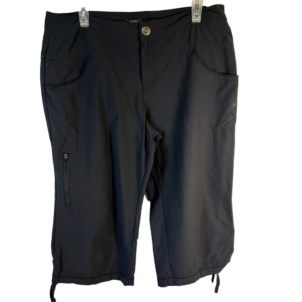 Cabela's Women's Lightweight Hiking Capris Gray Size 12 pants gorpcore